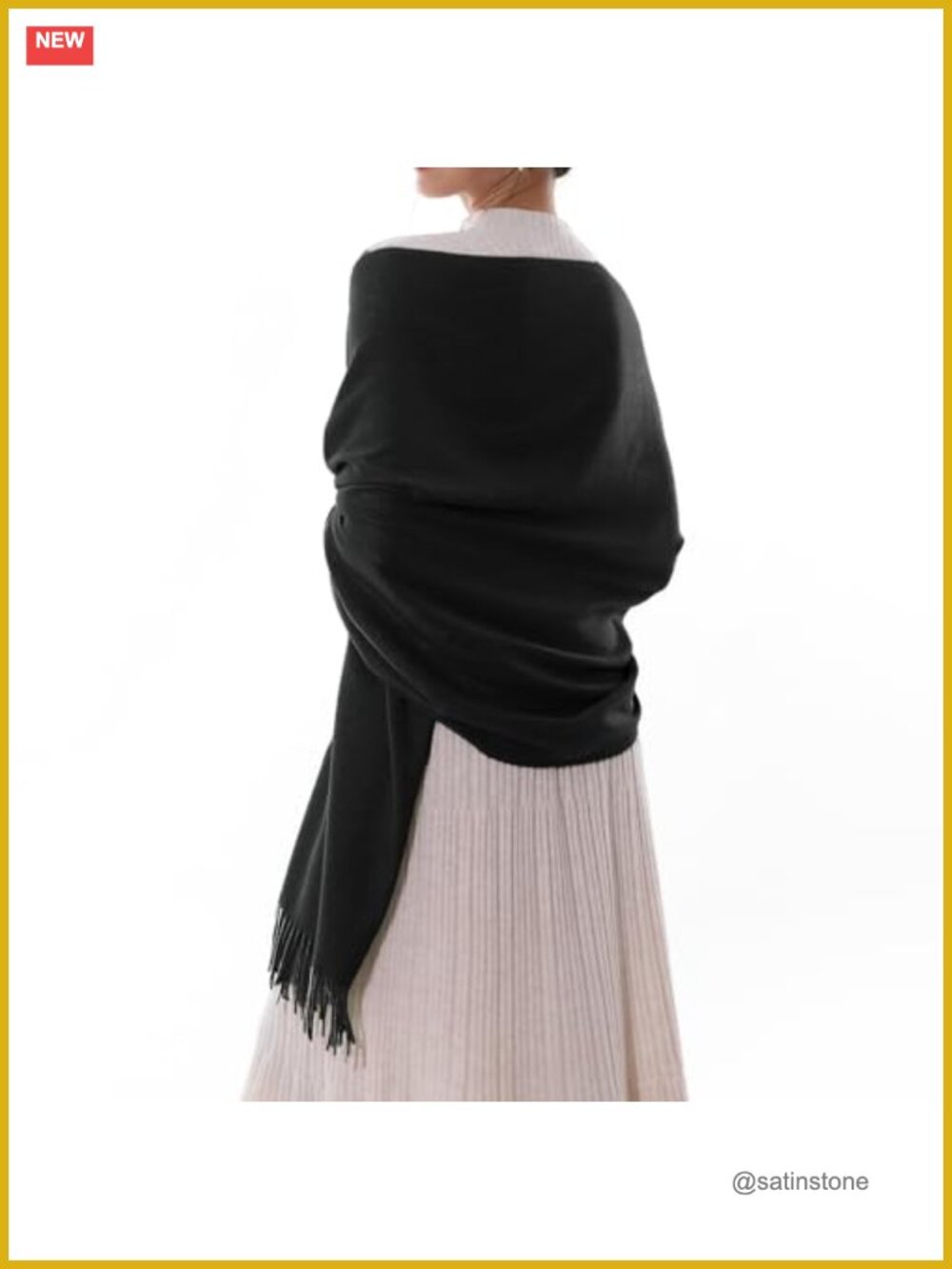 Oversized Pashmina Shawl Wrap for Evening Dresses Soft Warm Winter Scarf